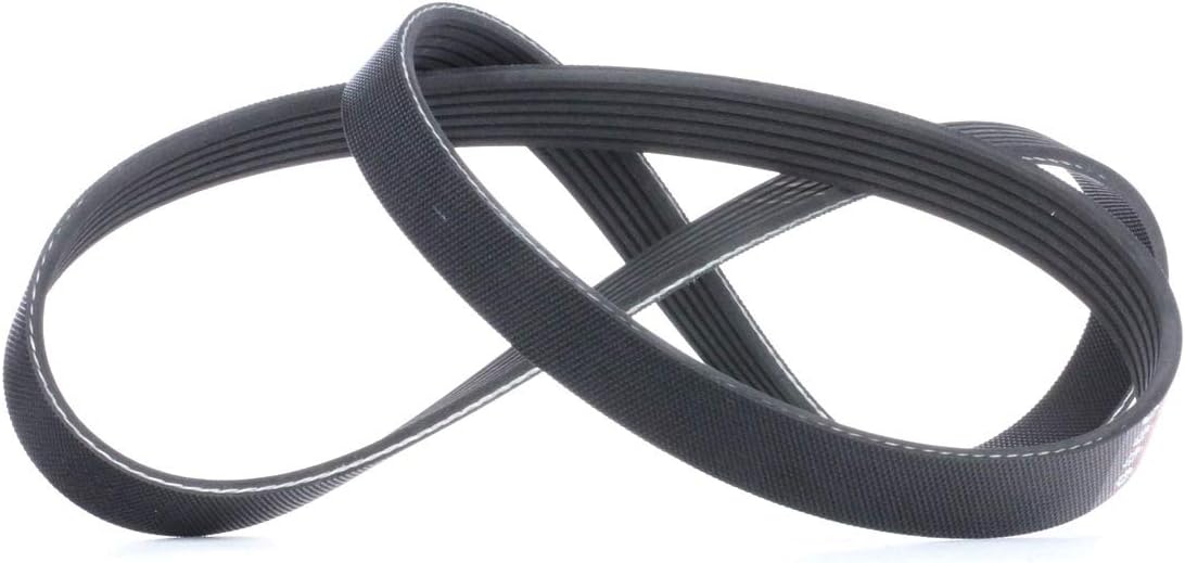 GATES 6PK1113 Micro-V Xf Ribbed V-Belt, Schwarz