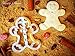 Gingerbread Boy Cookie Cutter - Unique Birthday/Christmas Cutters - 4 Inches Eco Friendly Plastic - 3D Shaped Cookies for Family - Mini Gingerbread Man Cookie Cutters