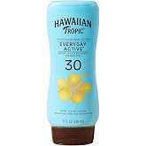 Hawaiian Tropic Island Sport Sunscreen Lotion, Ultra Light, High Performance Protection, SPF 30, Coconut, 8 Oz