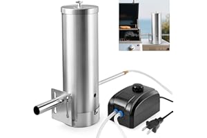 Cold Smoke Generator, Outdoor Smoke Generator, Stainless Steel Pellet Smoker Tube, Outdoor Hot or Cold Smoker with Air Pump