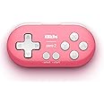 8Bitdo Zero 2 Bluetooth Key Chain Sized Mini Controller for Nintendo Switch, Windows, Android and macOS (Pink Edition)