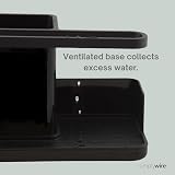 simplywire Sink Tidy Caddy Kitchen Organizer Removable Drip Tray Black view 4