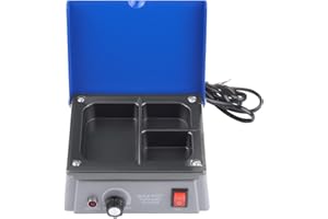 REEHUT Dental Lab Equipment Wax Melting Machine 3 Well Wax Pot Melting Dipping Pot Wax Heater