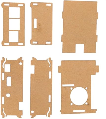 Caja acrílica para Raspberry Pi 3B +, 3B, 2B + para Raspberry Pi 3 Modelo B con un puerto de cableado y una hebilla