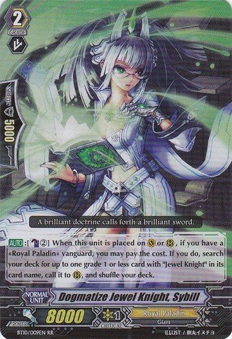 Cardfight!! Vanguard TCG - Dogmatize Jewel Knight, Sybill (BT10/009EN) - Booster Set 10: Triumphant Return of the King of Knights