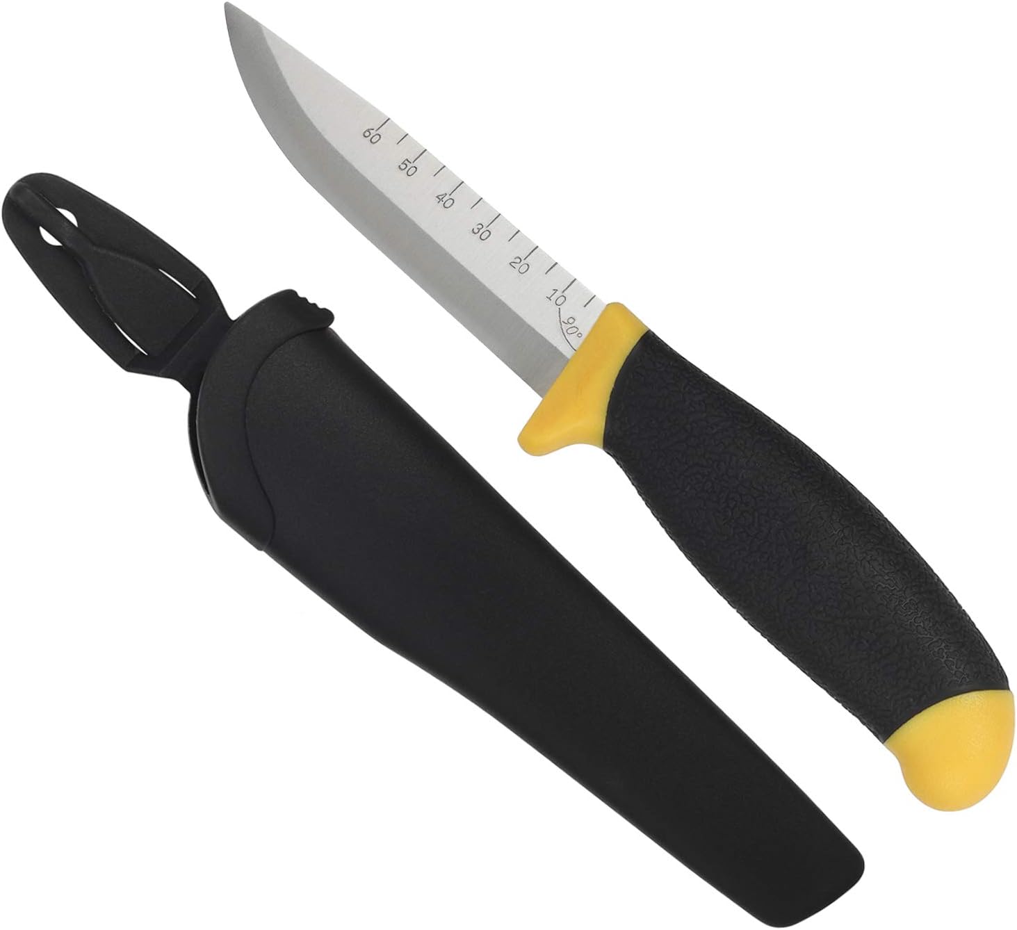 LinsenOutdoor Scale Garden Knife with Protective Sheath