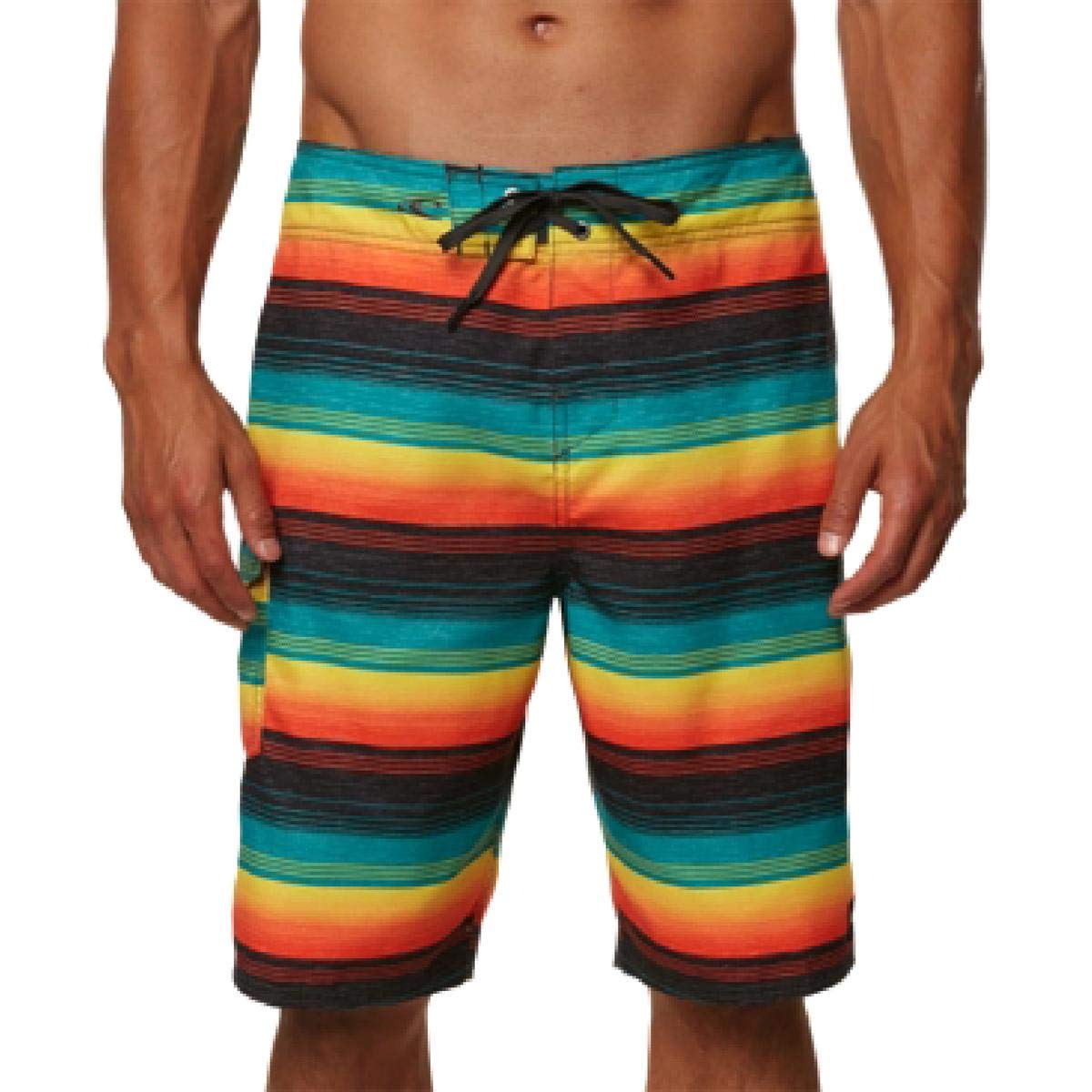 O'Neill Men's 21 Inch Outseam Ultrasuede Swim Boardshort, Turquoise