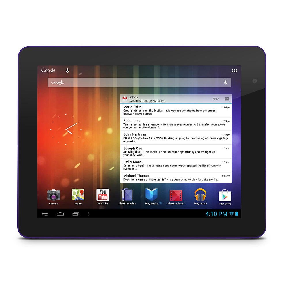 Ematic Genesis Prime EGS108PL 8-Inch 4 GB Tablet (Purple)
