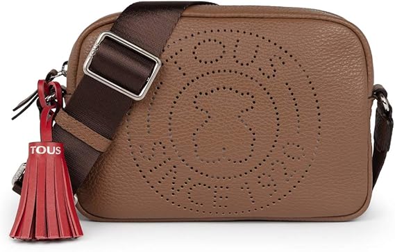 Amazon トウス Tous ショルダーバッグ Leissa 牛革 小型 ブラウン レディース スペインブランド Tous ショルダー バッグ