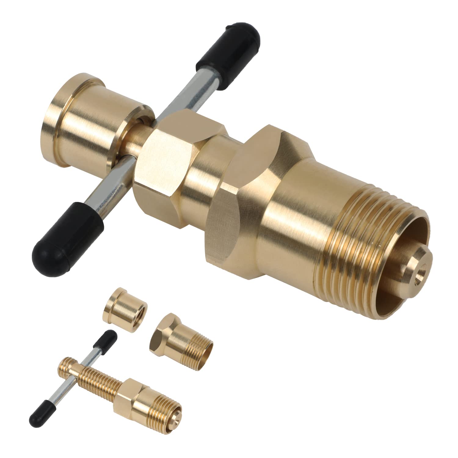 Photo 1 of Vkaltul  Olive Remover Puller Tool Easy Removal Without Damage, Olive Puller Ferrule Puller, Compression Sleeve Puller Suitable for Brass Olive Pipes with Diameters of 1/2in & 3/4in