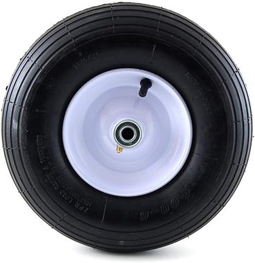 Arnold 14Inch Wheelbarrow Wheel with Ribbed Tread Lawn