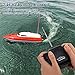 Remote Control Boat, 2.4GHz Remote Control Boat for Pool and Lakes, Electric RC Boat 180 Degree Auto Flip Recovery, High Speed Remote Boat Toys for Boys & Girls - Best Gifts for Adults & Kids