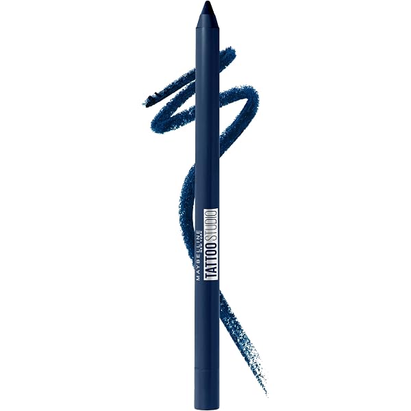 Rimmel London Exaggerate Smoke N' Shine Automatic Eyeliner – 004 Blue Steel, Gel-Textur Für Intensiven Glanz & Smokey-Effect