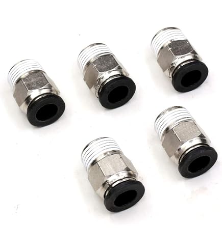 Lot De 8 Connecteurs Pneumatiques Droits Mâles G1/4 Pour Tube 10mm - Othmro