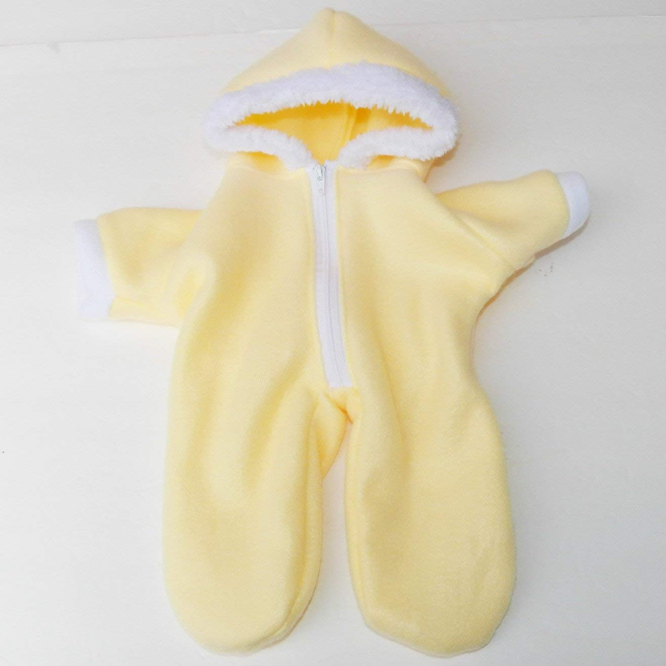 Cabbage Patch Doll Clothes 16 Inch Boy Size Light Yellow Snowsuit Clothes Only Handmade Products Dolls Toy Figures Accessories