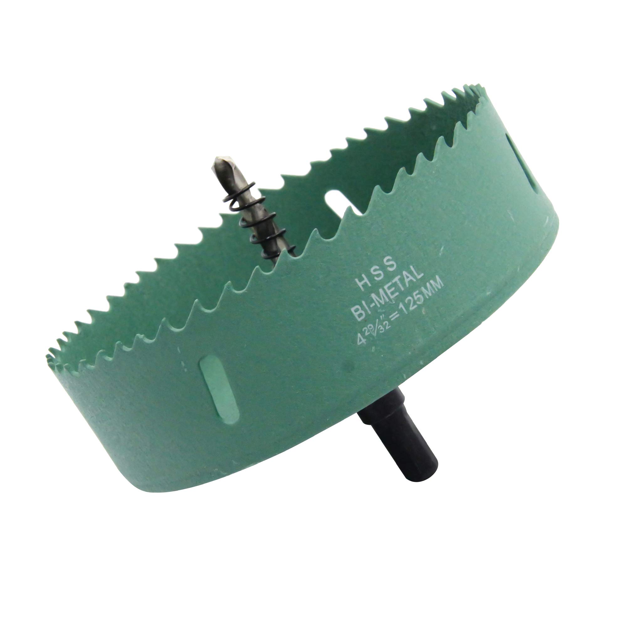 120mm Hole saw LAIWEI hole cutterhole cutter,4.72 Inch HSS Annular Hole Saw Cutter Drill Bit ,holes in wood,gypsum board,aluminum profiles, PVC and other materials(4-3/4")