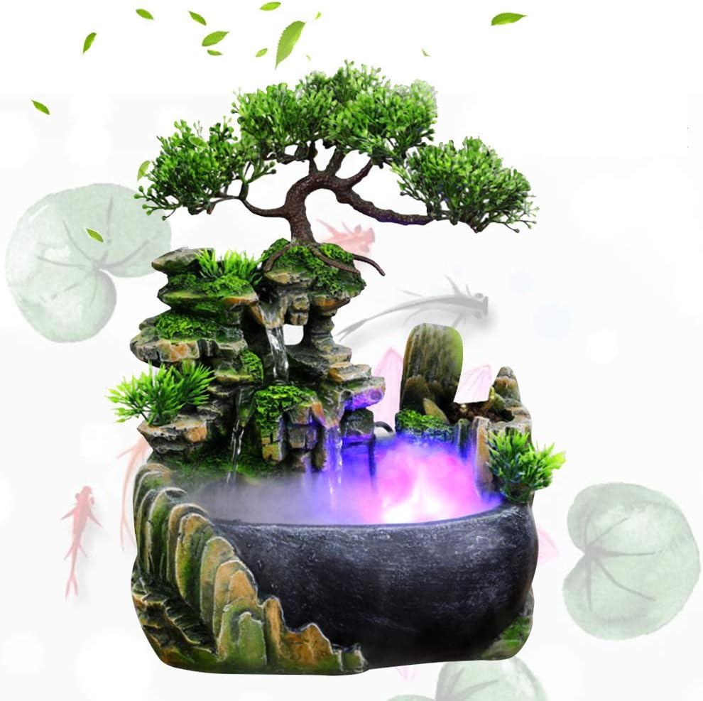 Desktop Fountain Waterfall Decor 