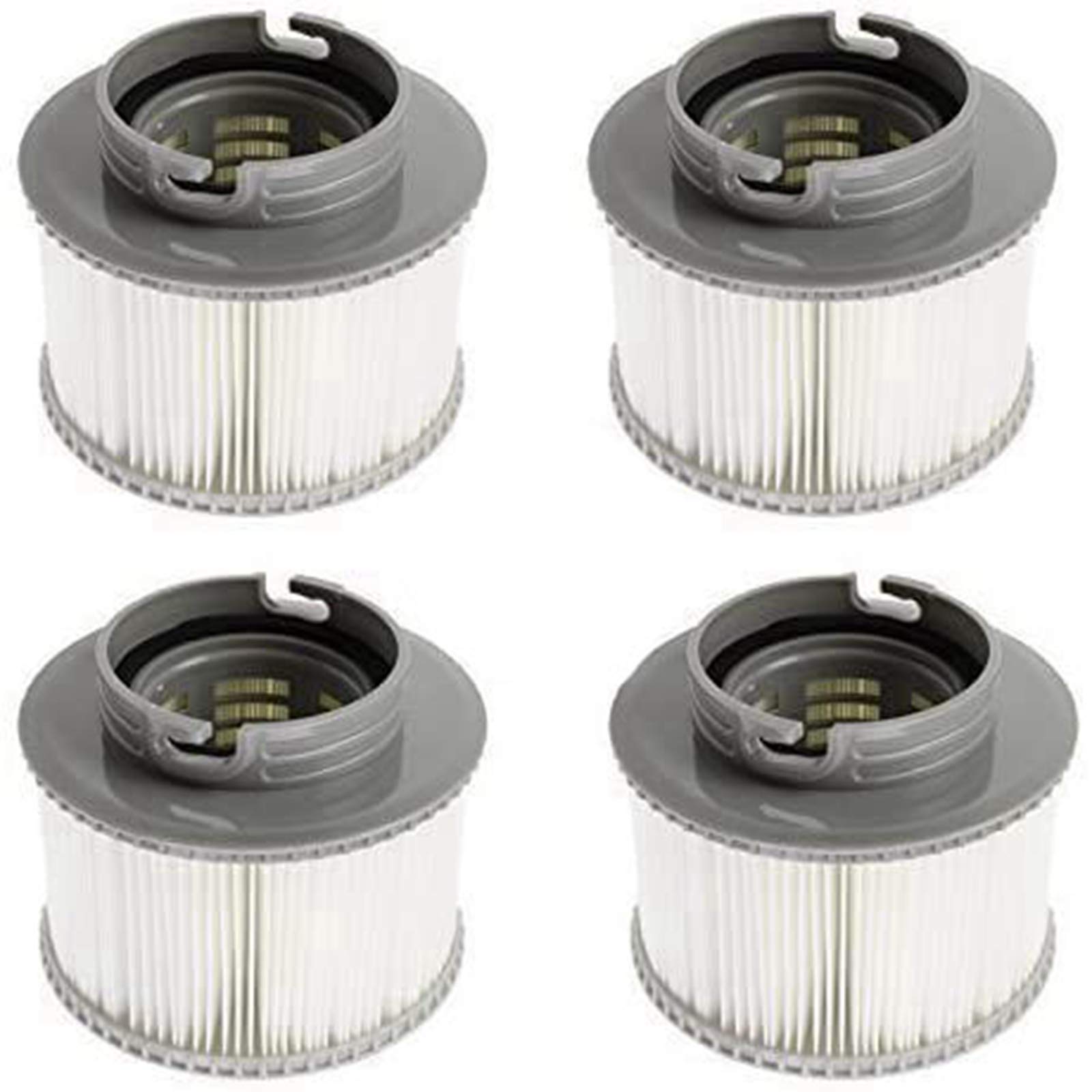 Mscomft Replacement Filter Cartridges for MSPA Bubble Spa Hot Tubs (Enhanced 2020 version to fit all models) (4pcs)