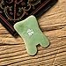 Gua Sha Facial Massage Tool, Gua Sha Massage Tool, Genuine Jade Gua Sha Board with Printed Chinese Character Blessing, for Spa Treatment,Facial Massage and Back Massage