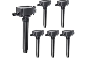 Motorevo Ignition Coil Pack Compatible with Chrysler 200 300 Town & Dodge Grand Caravan, Durango/Charger/Journey/Challenger & Jeep Grand Cherokee/Cherokee & Ram 1500 3.6L V6 Coil Packs Set of 6 UF648
