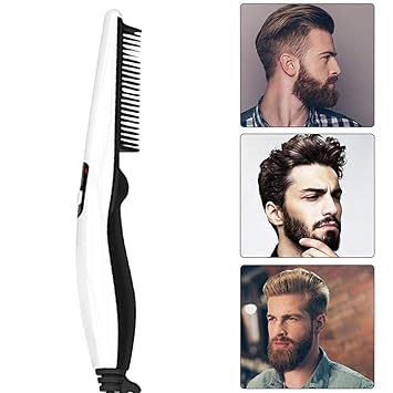 Amazon Com Peedeu Electric Hair Comb Beard Straightener Upgrade