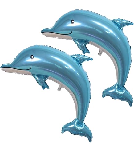 Amazon.com : 4 Pcs Dolphin Snap Clips Glitter Light Blue  display picture 1