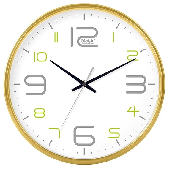 Amazon.de: Modische hängende Uhr Wohnzimmer Büro einfache Ruhige Uhr