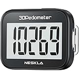 NESKLA Pedometer for Walking, Simple Step Counter, Accurate Pedometers for Steps,Step Tracker with Large Display