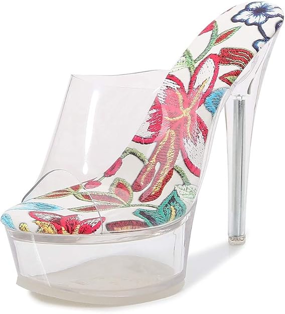 POCARTZ Women�s Stiletto High Heels Platform