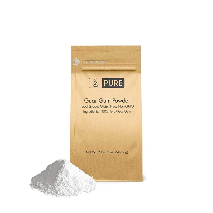 Guar Gum Powder (2 lb.) by Pure Organic Ingredients, 100