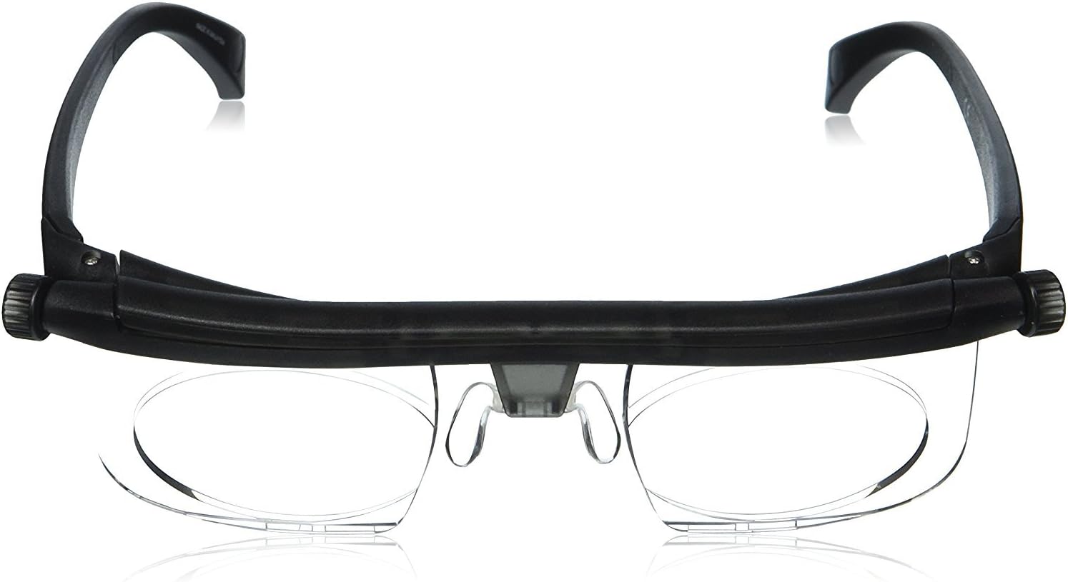 Versatile Adlens Adjustable Glasses - 20/20 Vision with Variable Focus Eyewear - Instant Prescription Glasses for Reading + Computer + Driving + TV - Unisex Design for Men & Women - by Optical Ace