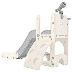 Virubi 5 in 1 Toddler Slide Playset, Climbing Toys