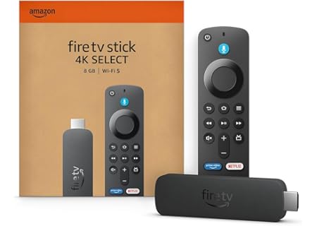 Amazon Fire TV Stick 4K Select (newest model), start streaming in 4K, AI-po...