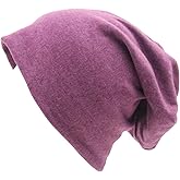 UTTPLL Unisex Baggy Cotton Beanies Lightweight Hip-Hop Soft Slouchy Stretch Beanie Hat Chemo Caps for Men Women
