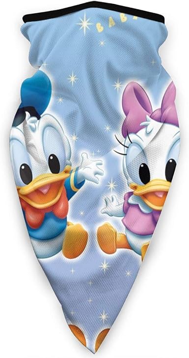 Amazon Fr Night Shop Bebe Donald Duck Et Daisy Bandanas Multifonctionnels Couverture De Visage Bandeau Echarpe Serre Tete Pour La Poussiere Sports Equitation A L Exterieur Noir