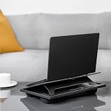 Navaris Adjustable Laptop Lap Tray Desk with Cushion 37.6 x 28 cm view 8