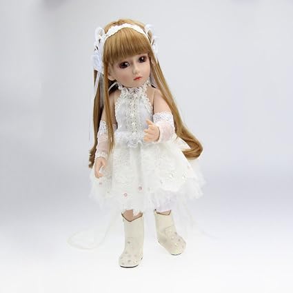 Reborn Baby Doll Girl 18 Inches Dress Up Princess Doll With Long