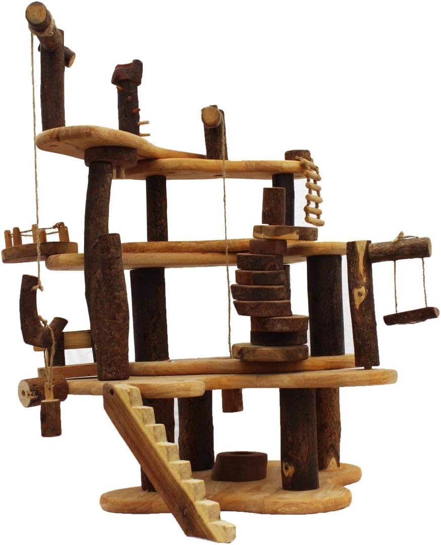 wooden doll treehouse