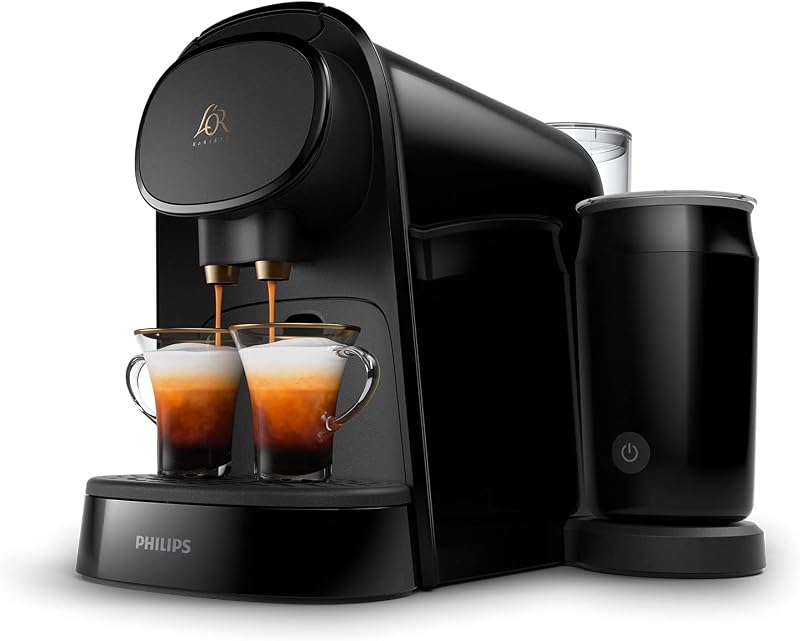 PHILIPS L'OR Barista Coffee Capsule Machine & Milk Frother LM8014/60 Black