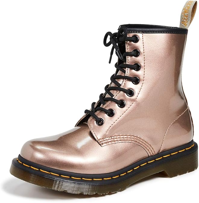 rose gold dr martens