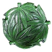 Yooce Marijuana Leaf Cigarette Ashtray Cannabis Weed Ash Tray