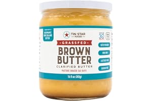 TIN STAR FOODS Grassfed Brown Butter Ghee, 16 Oz