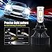 SiriusLED MX 8000 Lumen ZES Chip Extremely Bright LED Headlight Fog Lamp Conversion Kit Pure White 6500K Size 9006 Set of 2
