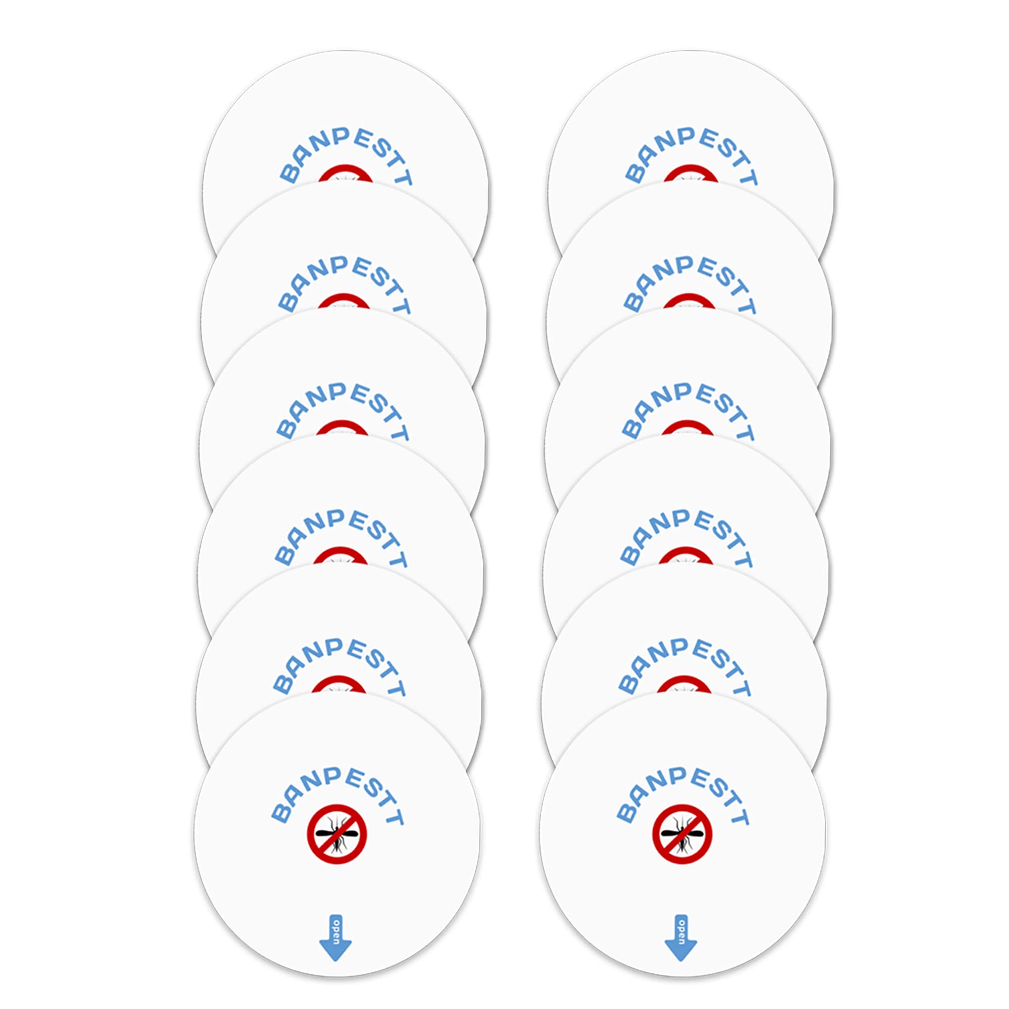 Photo 1 of 12 Pcs Glue Board Refills for Fruit Fly Traps, 4.3" Compatible with FVOAI M3, Katchy Midnight and Katchy Original Insect Traps