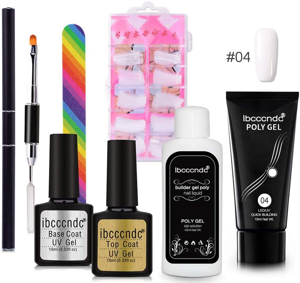 KiyomiQvQ Nail Polish Gel Long-Wear Nail Polish Gel Polish Starter Kit LED UV Nail Dryer Curing Lamp Manicure Nail Accessories Tools Soak Off Gel Color Set Nail Art Designs Series