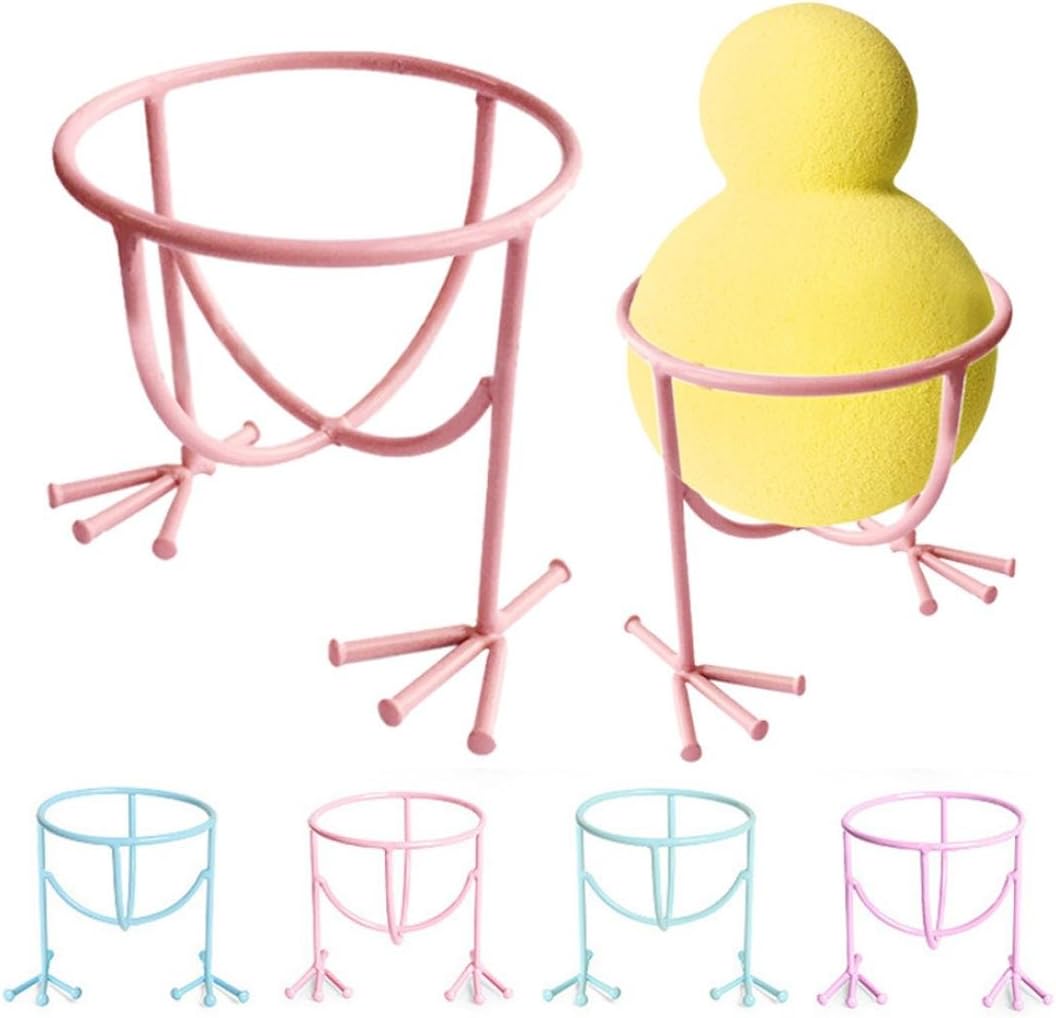 Amiley makeup sponges holders, Chicken feet Makeup Sponge Holder Beauty Sponge Holder Drying Rack Egg Powder Puff Display Stand Hot sale (random)