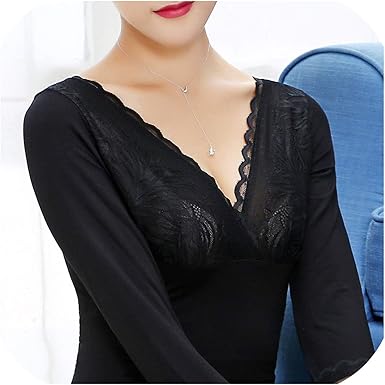 deep v neck thermal