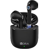 JBES Bluetooth Earbuds Wireless Headphones, 60H Deep Bass Ear Buds with 4 Noise Cancelling Microphone, IP5 Waterproof Earphones for iPhone Android Sports audifonos Bluetooth inalambricos (Obsidian) - View 7