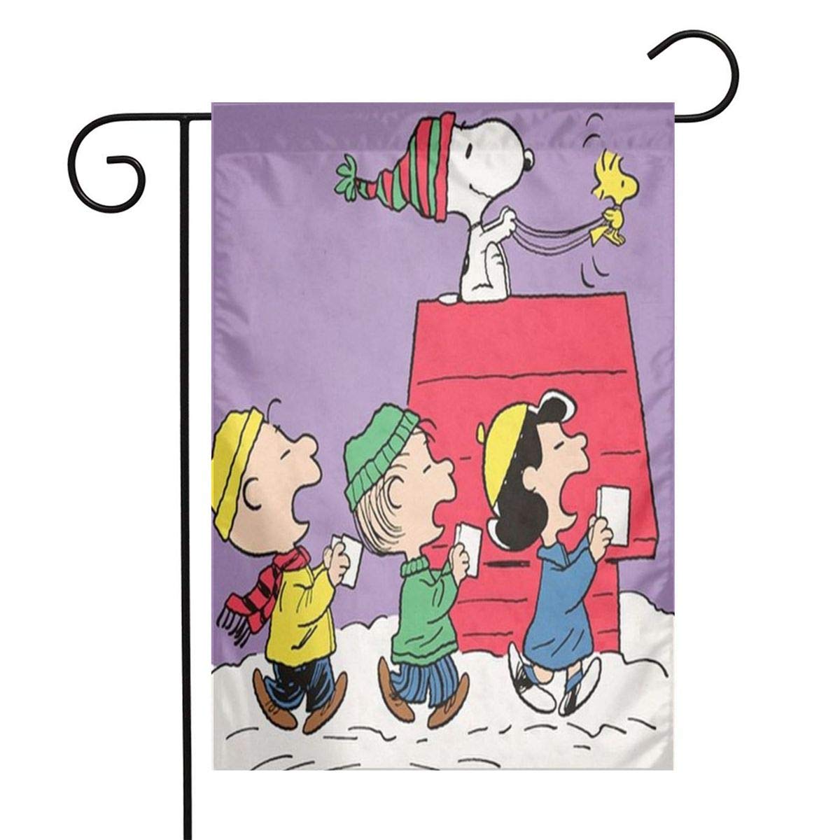 LYYTZ_id Winter Snoopy Garden Flag Home Outdoor/Indoor Yard