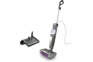 Shark Steam Pickup Lightweight 3-in-1 Steam Mop Cleaner Picks Up Debris, Deep Scrubs & Steam Sanitizes - All At Once for Home with Sealed Hard Floors like Hardwood, Tile & Laminate, SD201